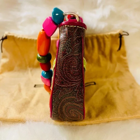 ETRO Bag beautiful multicolored stones. 🔶🔺🔷🟧🔴 - Picture 5 of 13